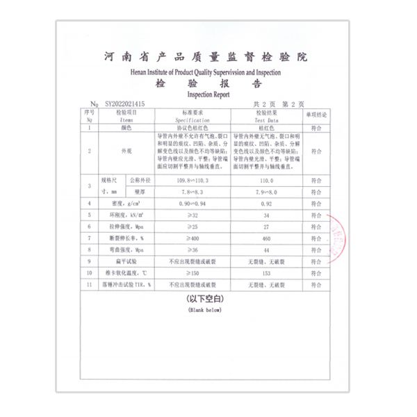 檢驗(yàn)報告